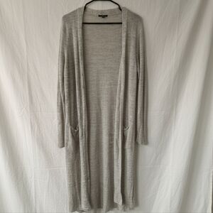 Eileen Fisher Heather Gray Long Cardigan